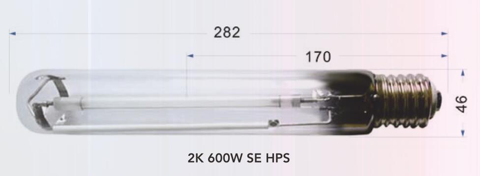 600W SE super Lumen HPS lamp